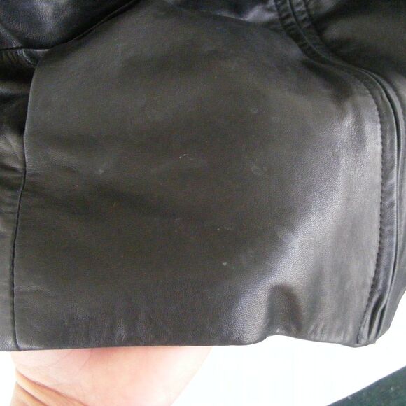 PELLE STUDIO/Wilson Leather Jacket, L, Black, Thinsulate Lined, Lined, Zipper - Picture 9 of 13
